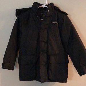 Boys size 8 Nautical winter coat